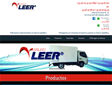 Tablet Screenshot of leer.com.mx